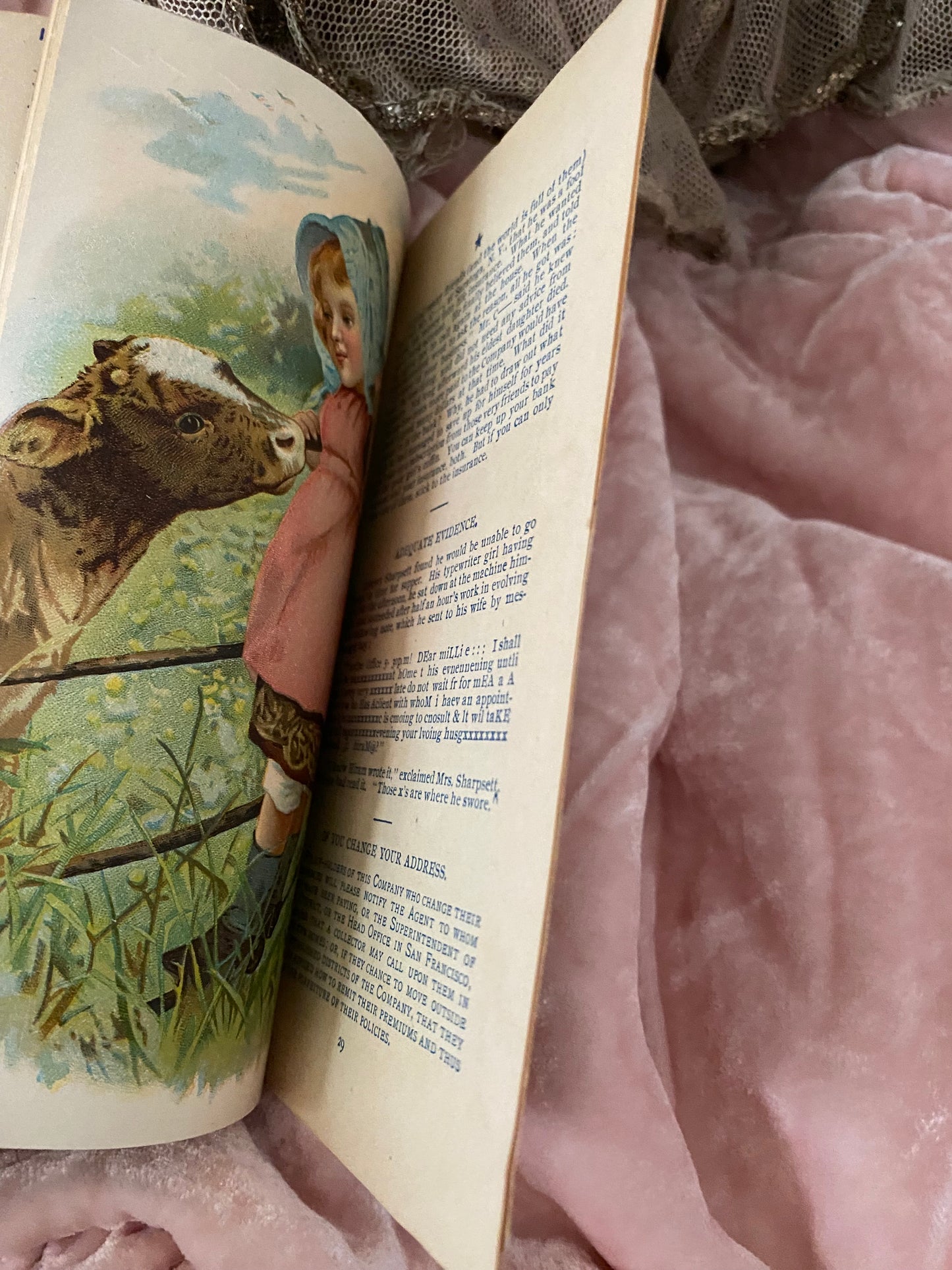 Antique Advertising Booklet