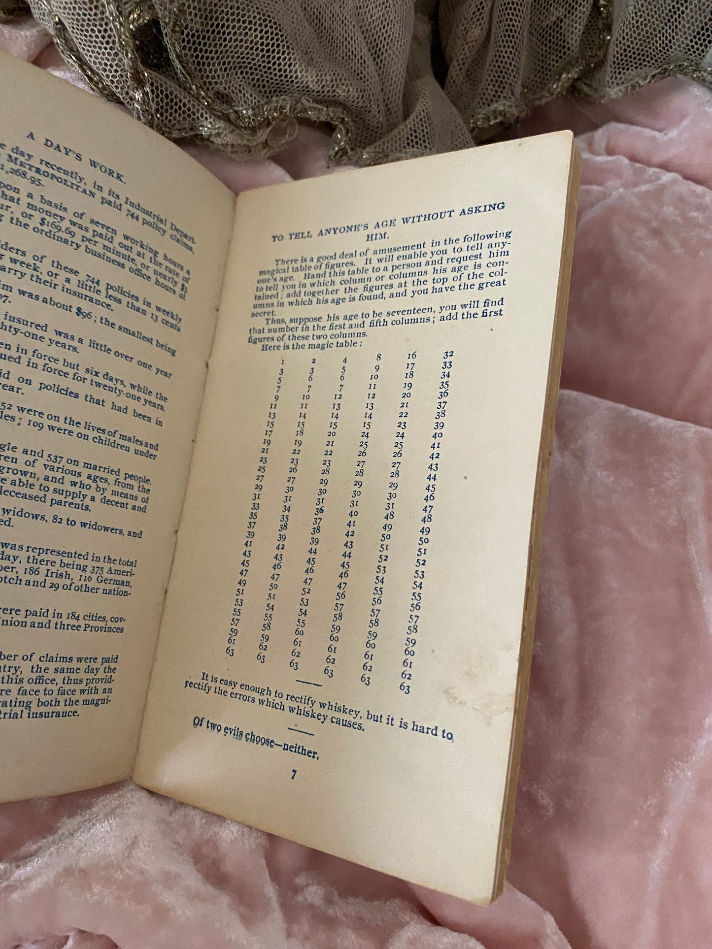 Antique Advertising Booklet