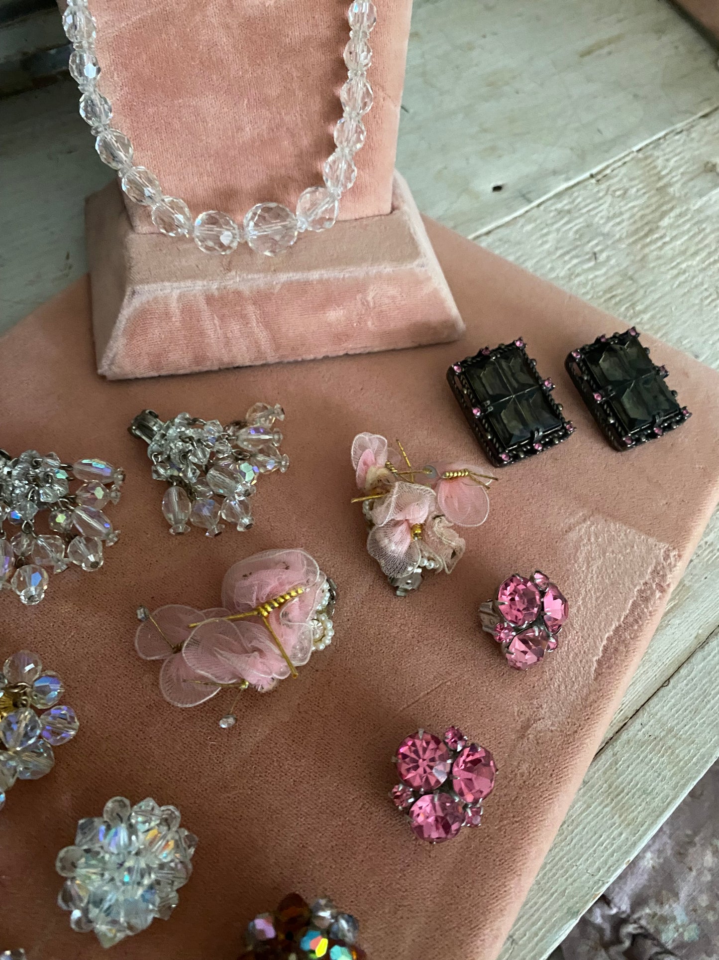 Collection PINK Vintage Costume Jewelry