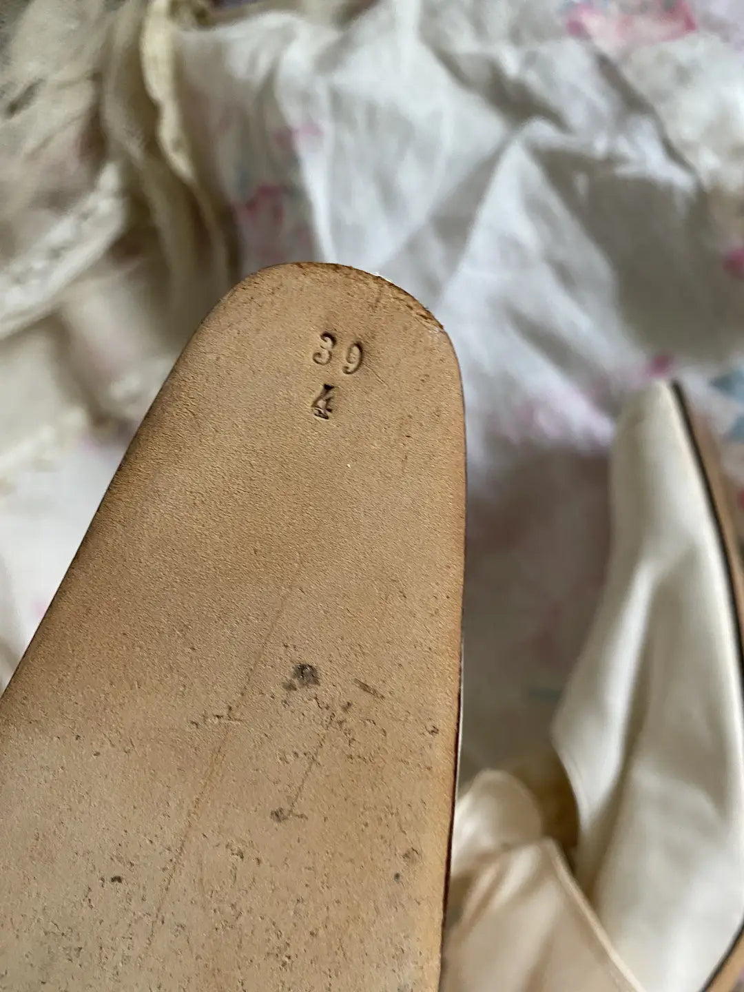 Antique Wedding Shoes Museum Deaccession Silk Bows
