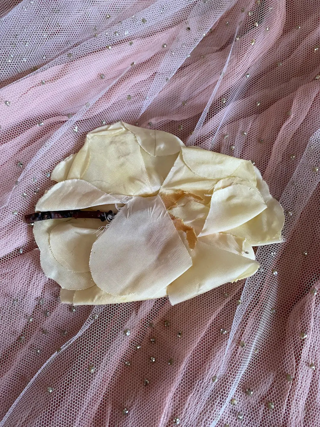 Pair Vintage Millinery Flowers