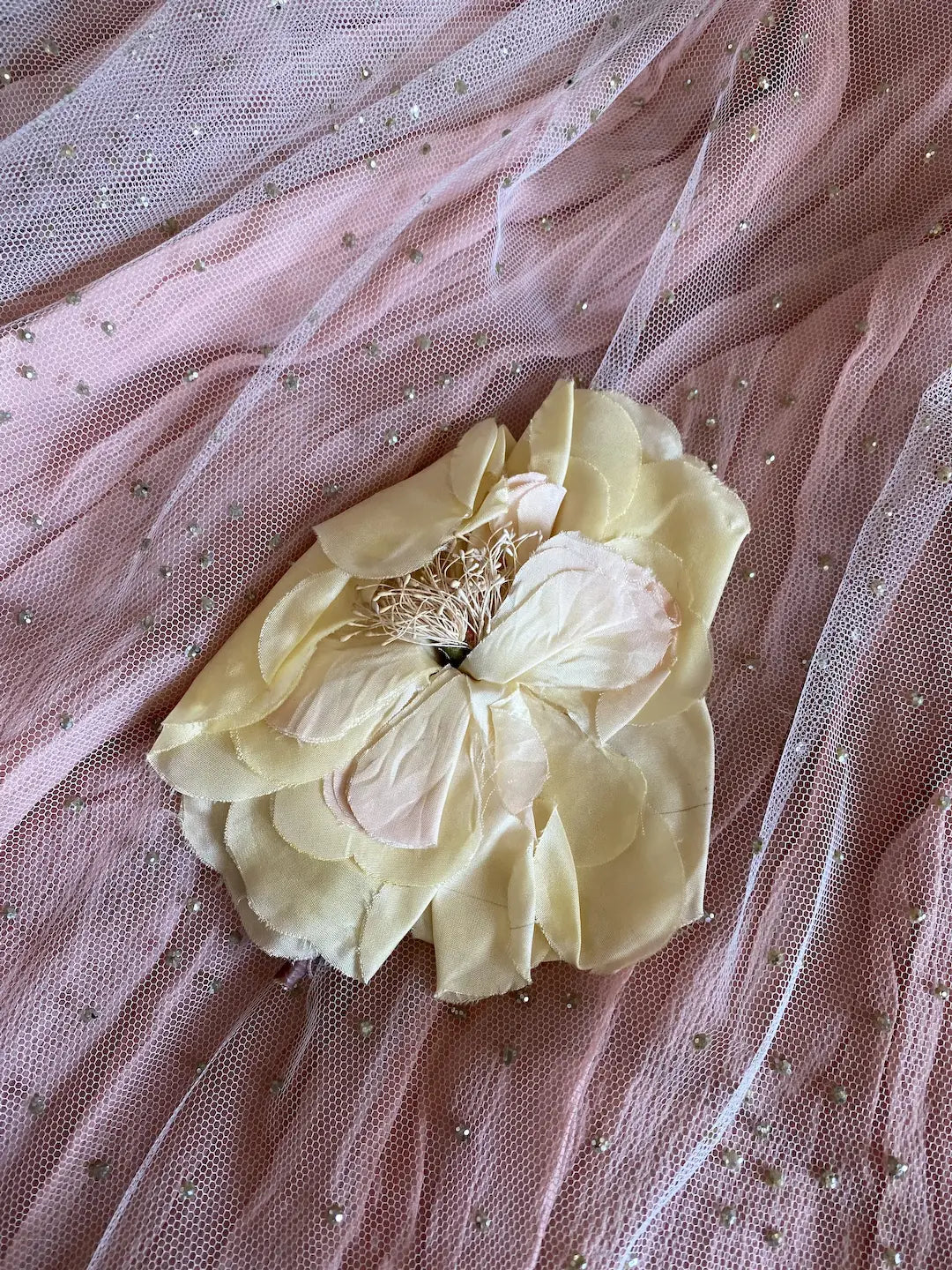 Pair Vintage Millinery Flowers