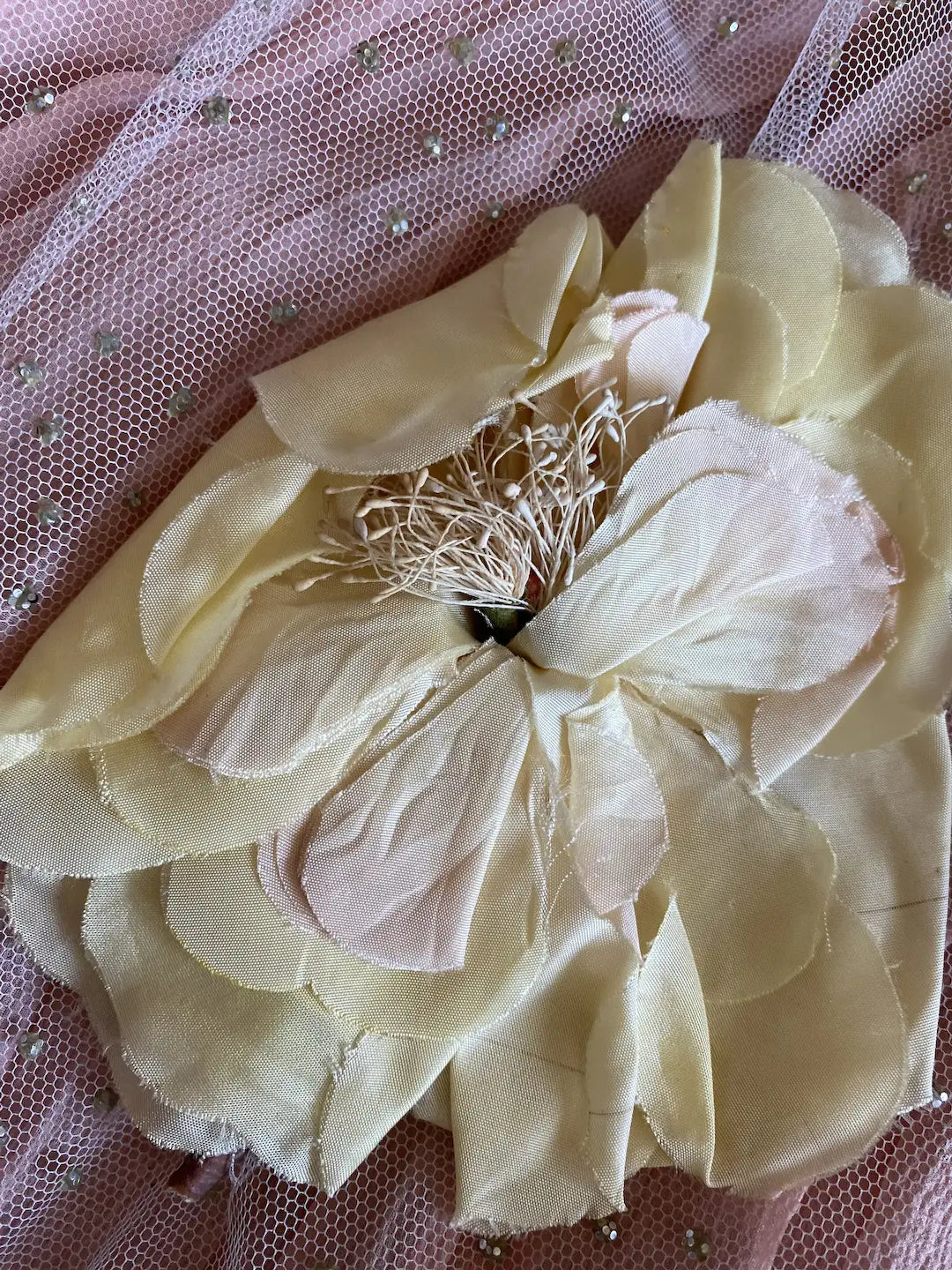 Pair Vintage Millinery Flowers