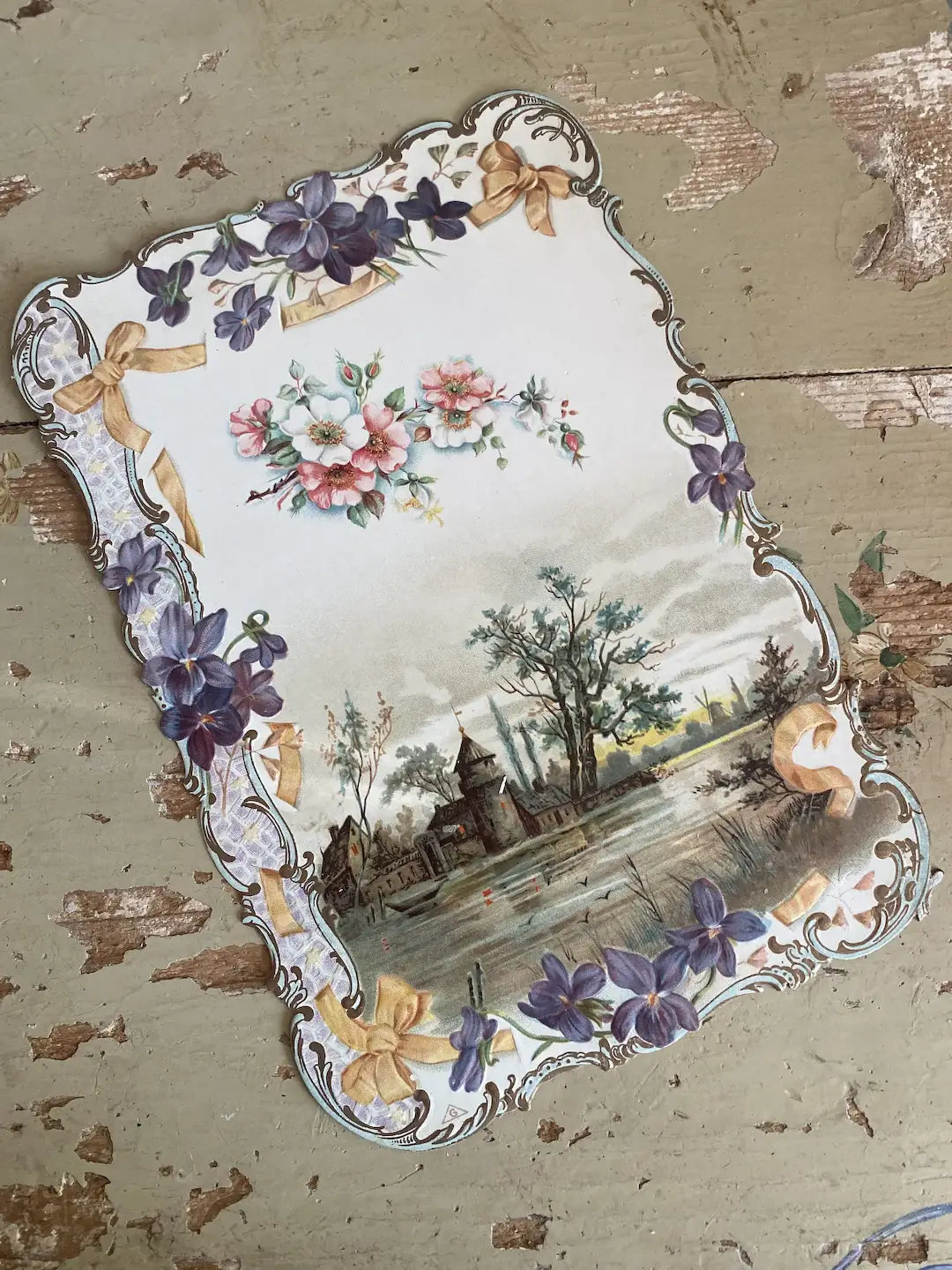 Antique Victorian XL Greeting Card