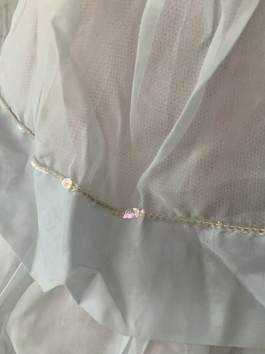 Vintage Blue Ballet Theater Costume Skirt
