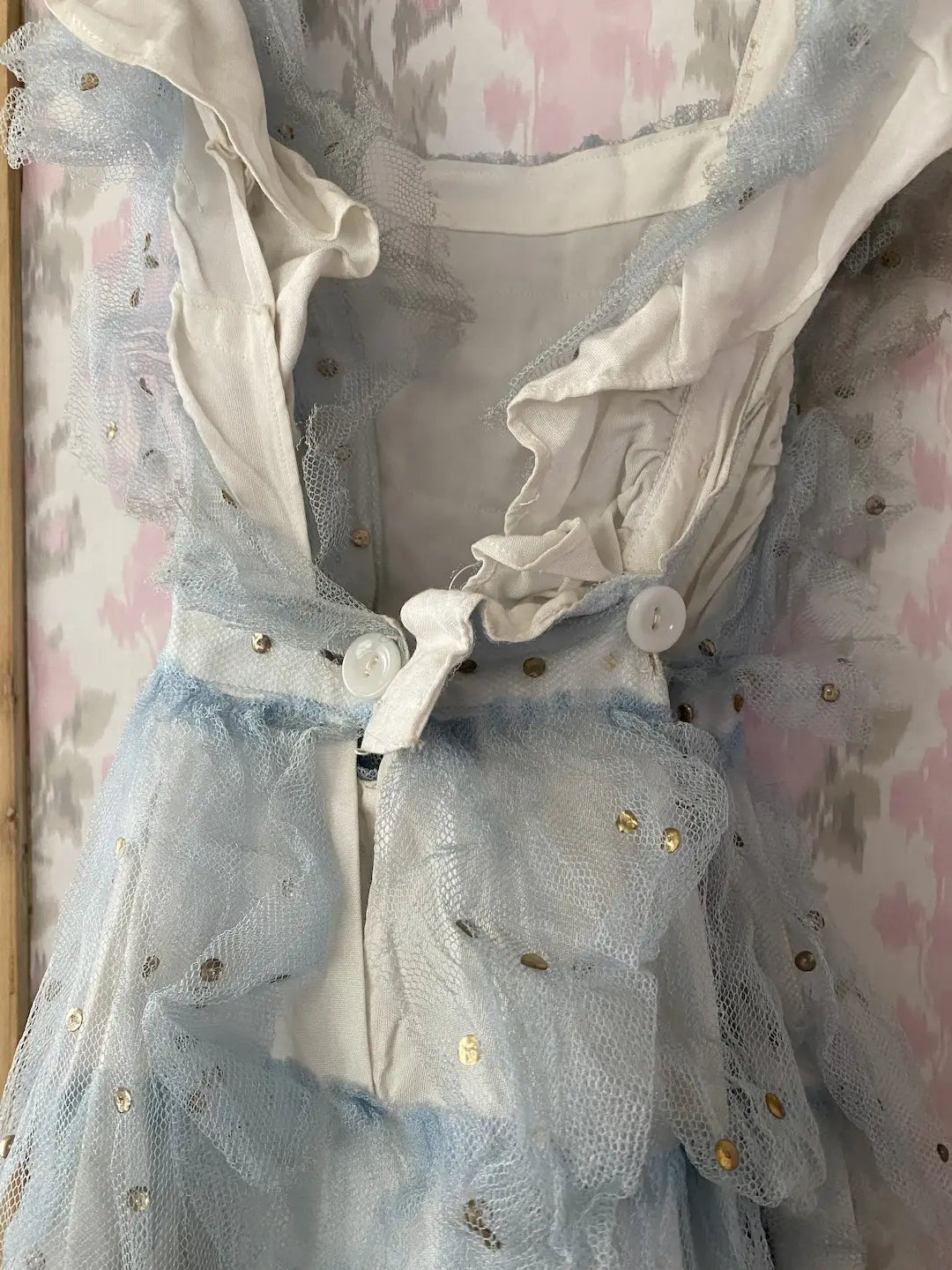 Vintage Blue Tulle Ballet Costume