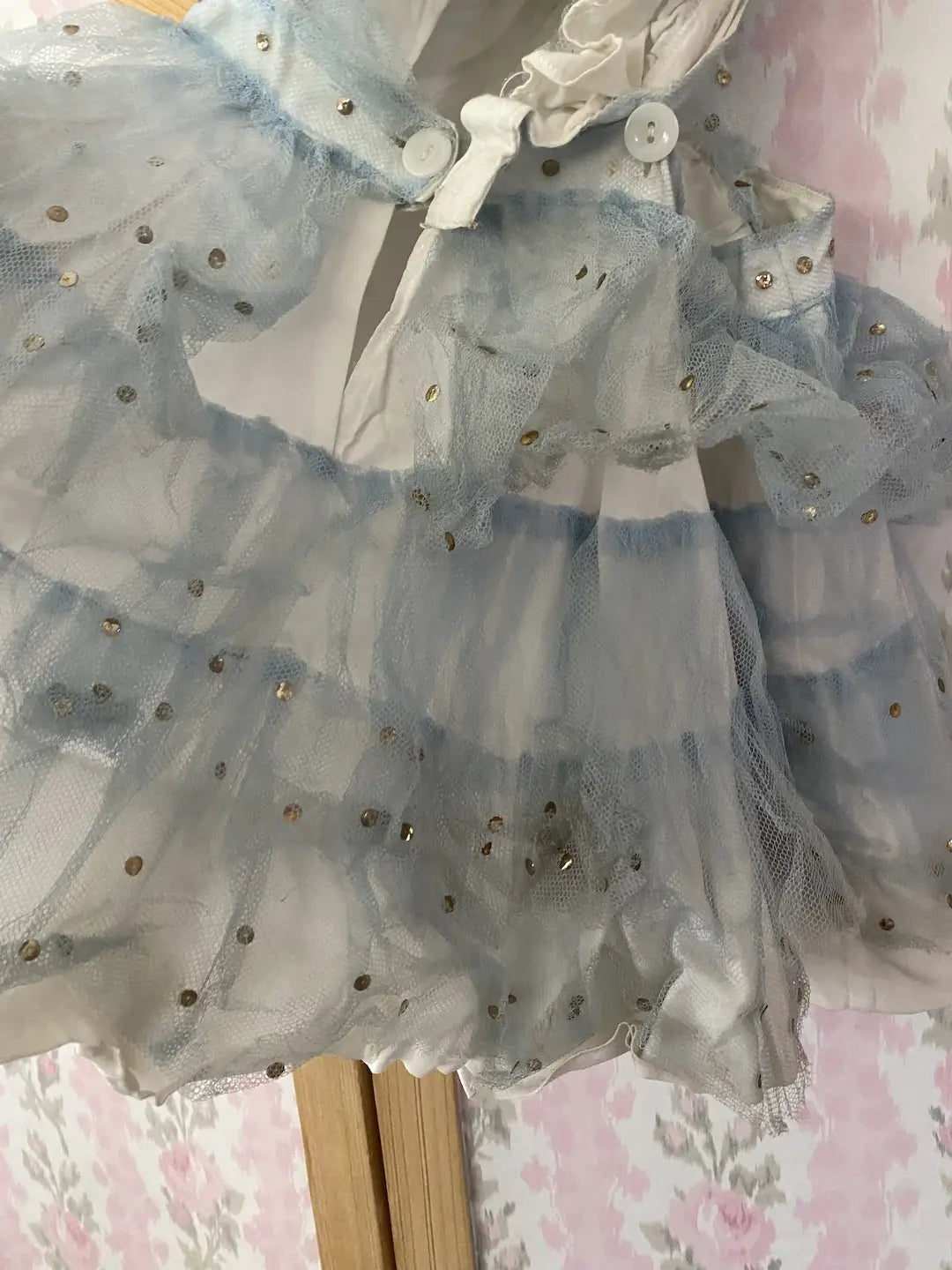 Vintage Blue Tulle Ballet Costume