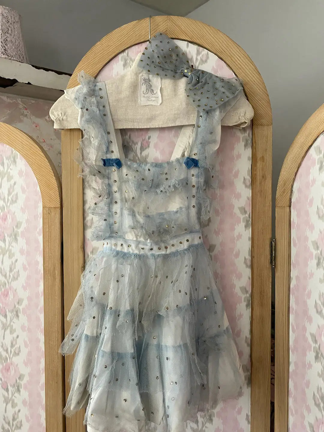 Vintage Blue Tulle Ballet Costume