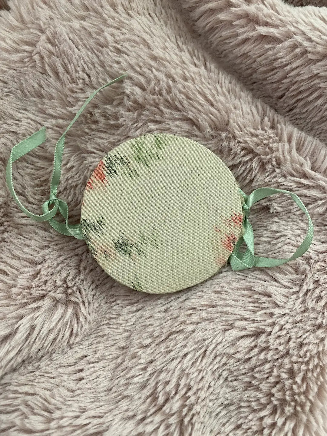 Antique Silk Needle Case Strawberry French Fabric