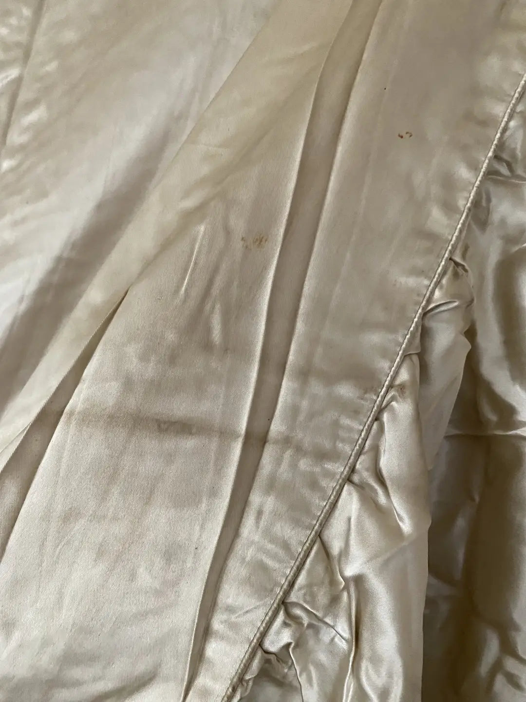 Vintage 1930s 7pc Satin Boudoir Bedspread Set