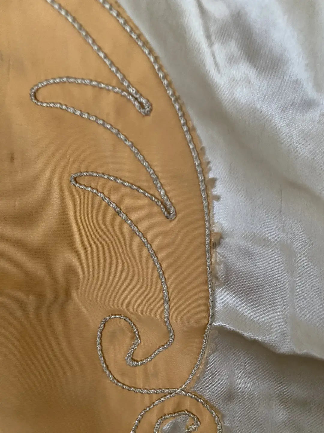 Vintage 1930s 7pc Satin Boudoir Bedspread Set