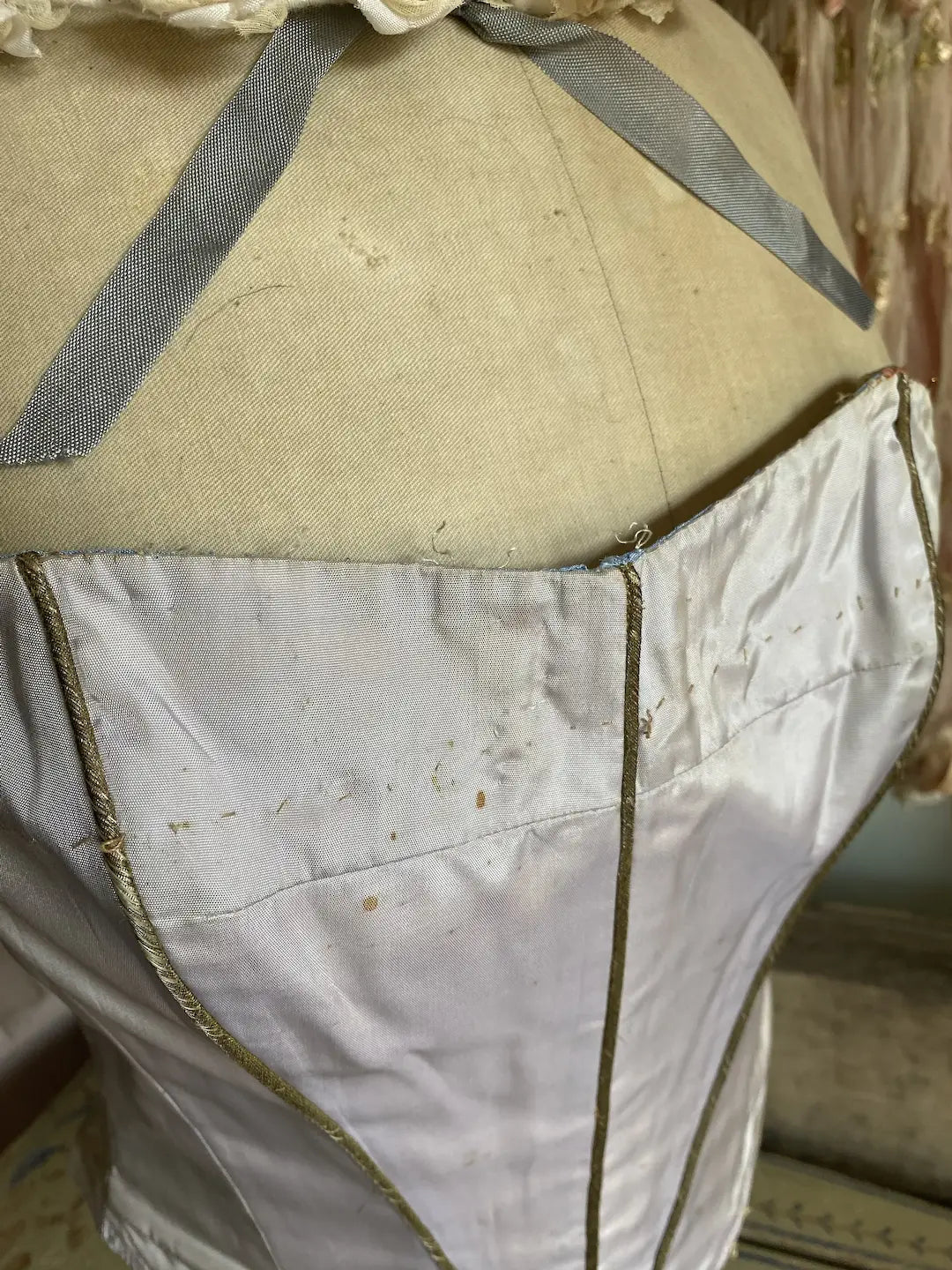 Vintage German Ballet Costume Corset