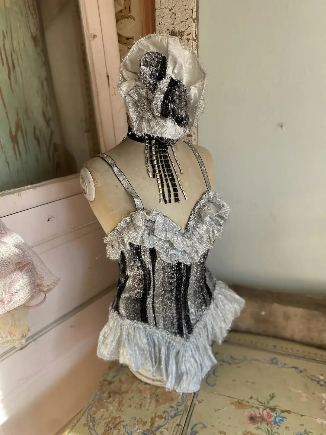 Vintage Showgirl Burlesque Costume