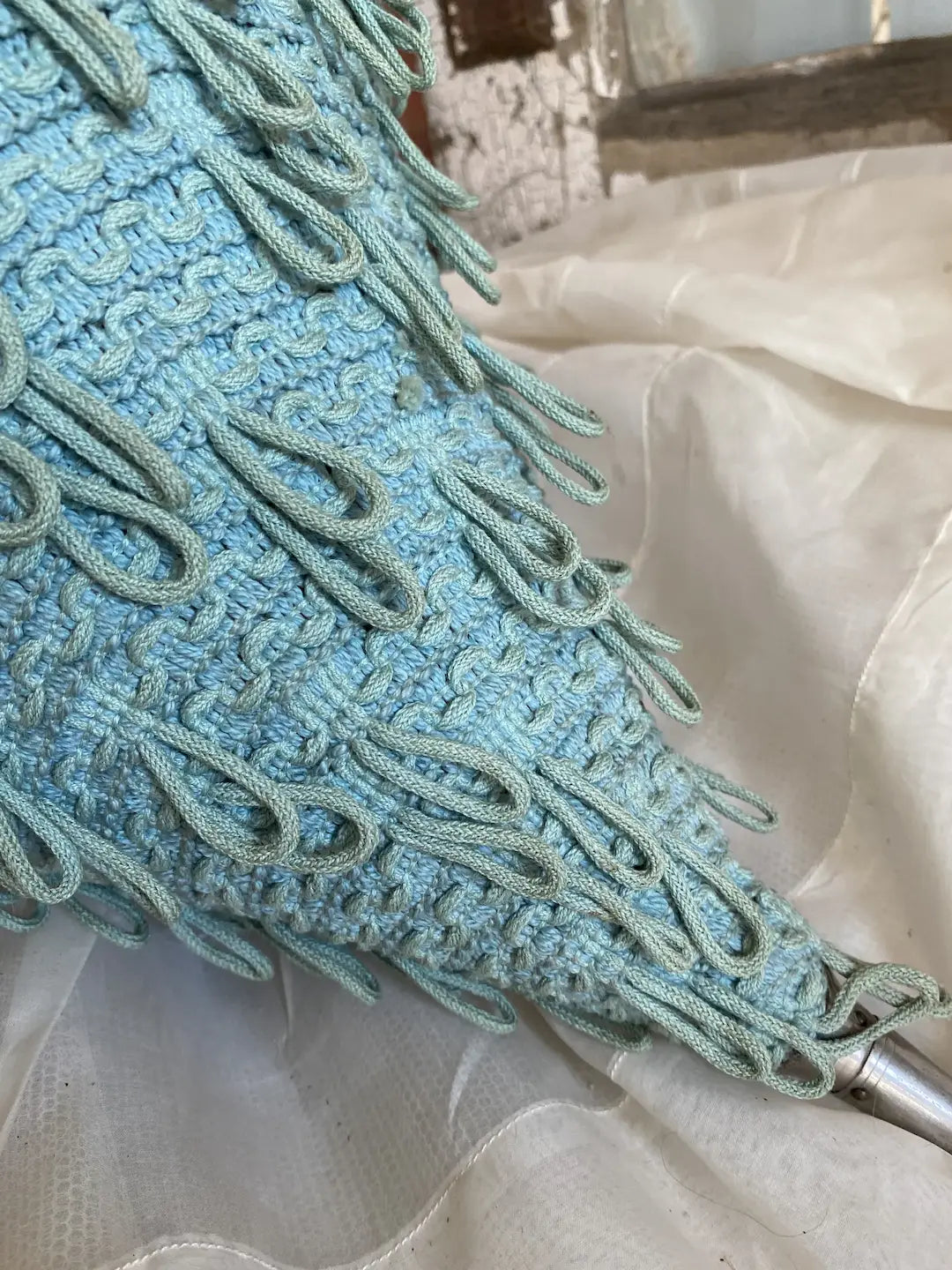 Vintage Wicker Parasol Umbrella Purse