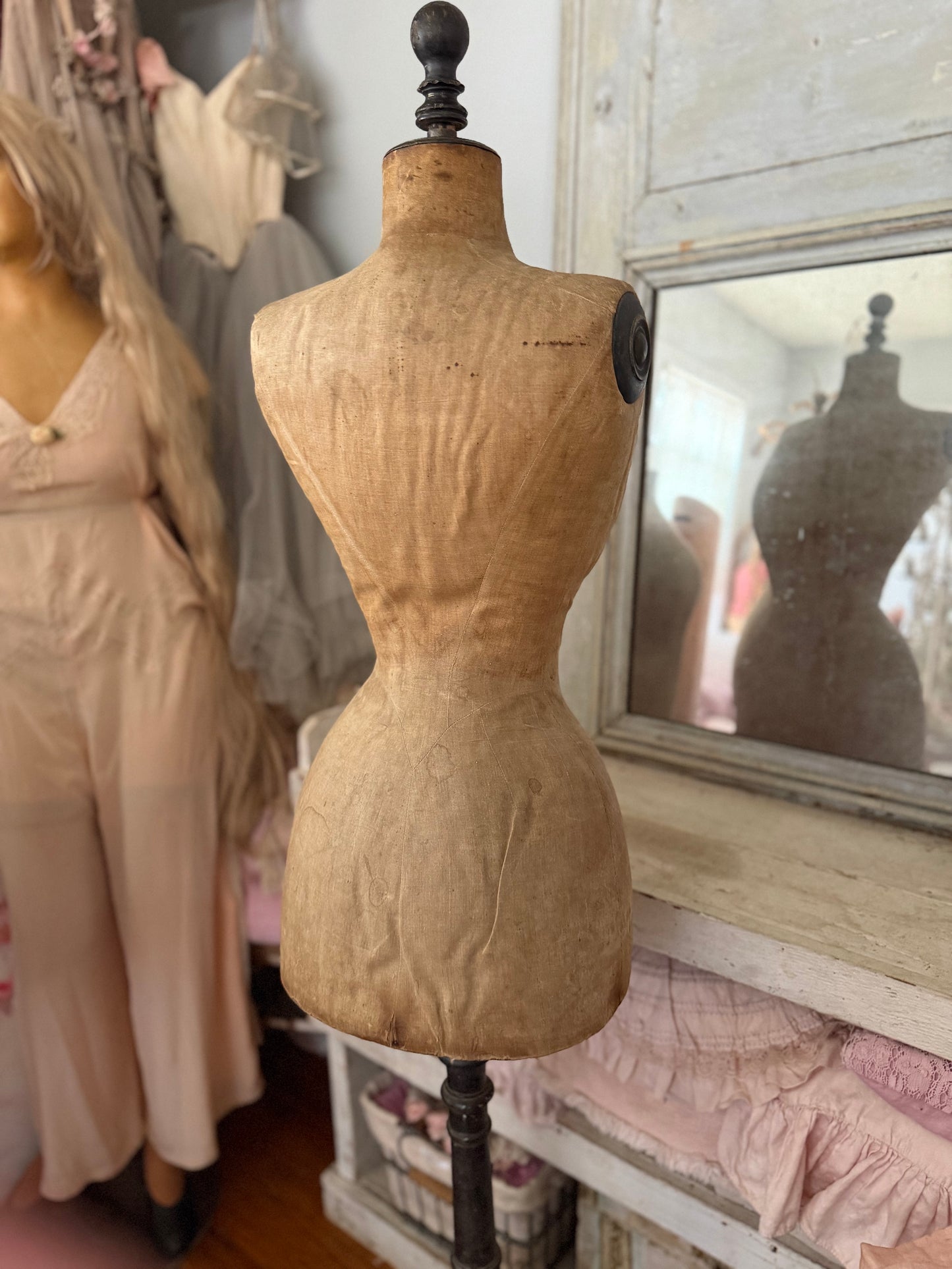 Antique Stockman Wasp Waist Mannequin