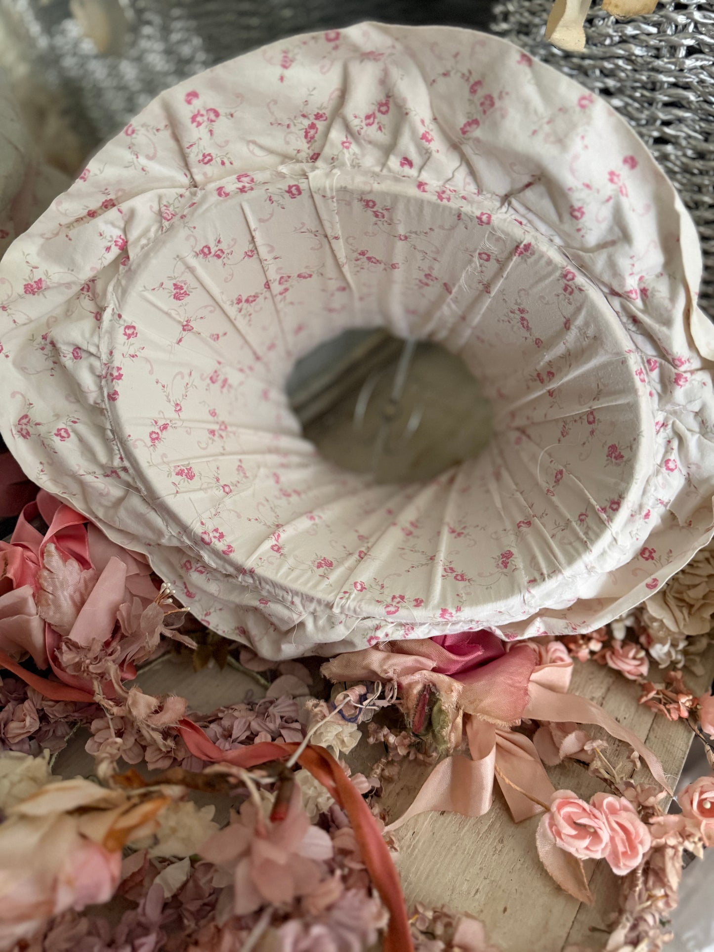 Custom Rachel Ashwell Shabby Chic Pink Lampshade