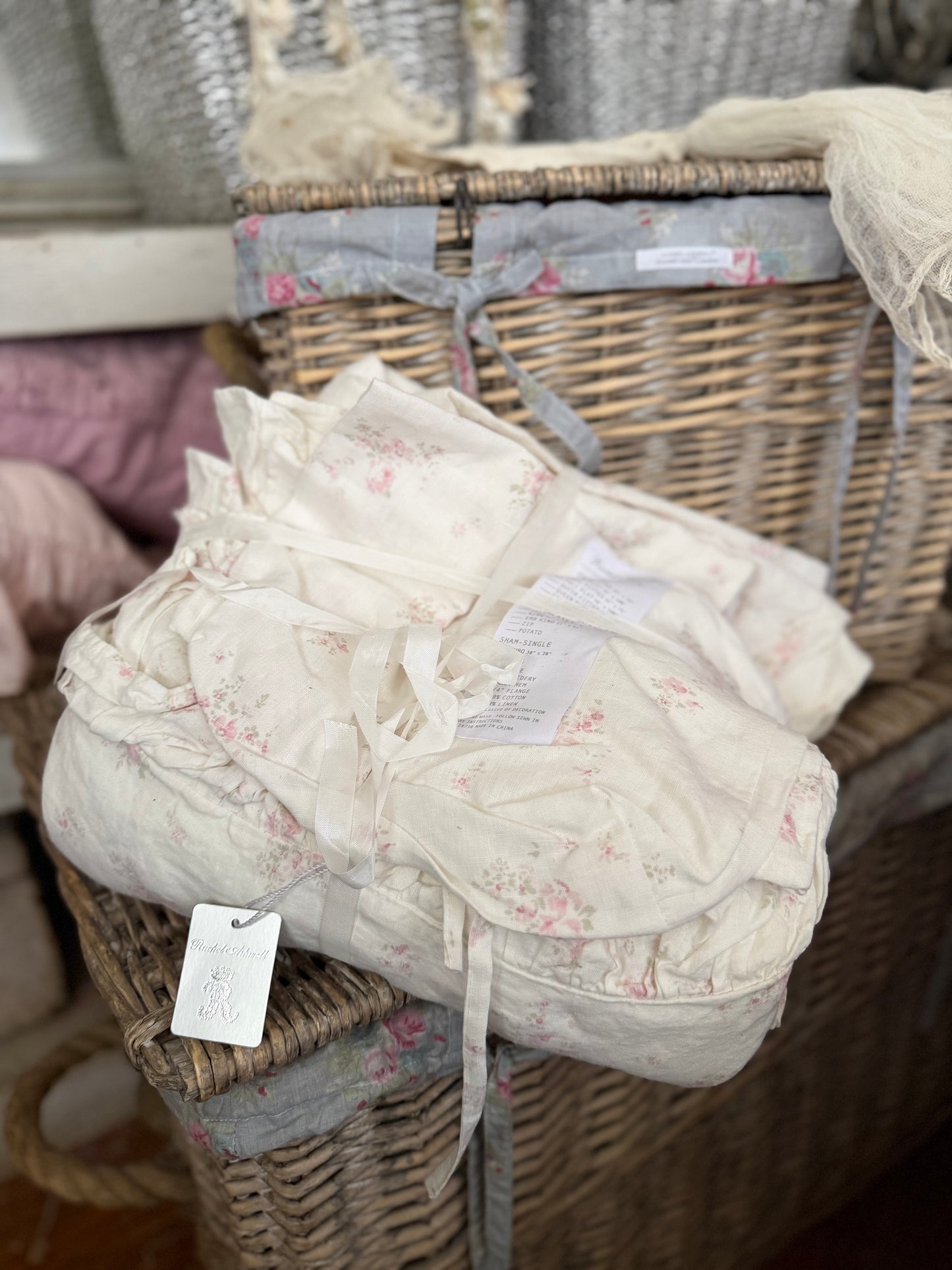 RASSC Rachel Ashwell Rosabelle Linen Duvet