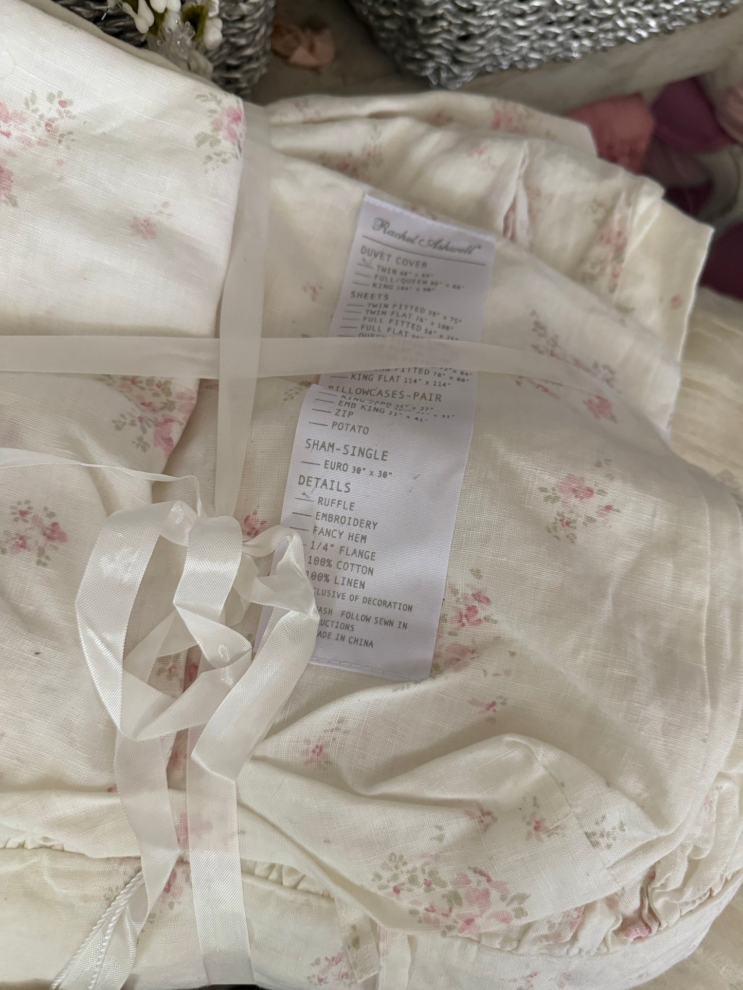 RASSC Rachel Ashwell Rosabelle Linen Duvet