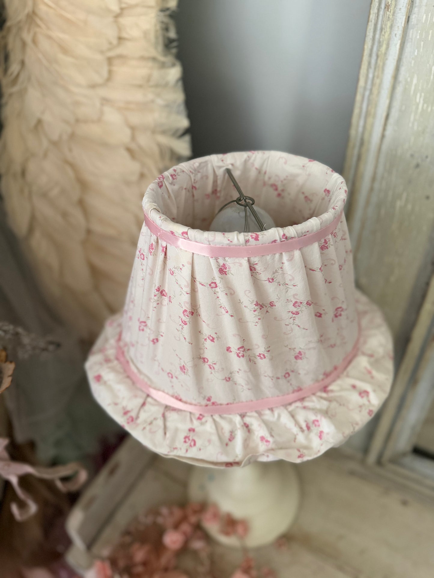 Custom Rachel Ashwell Shabby Chic Pink Lampshade