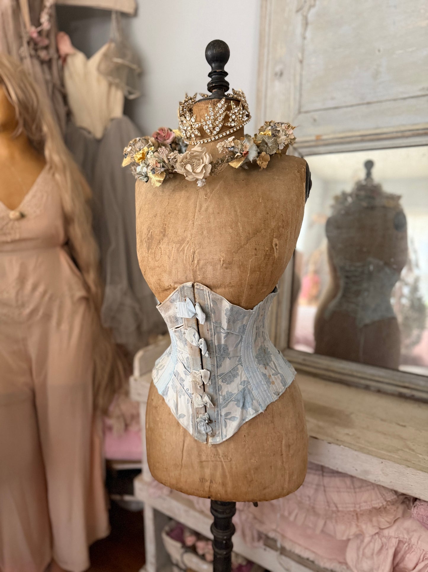 Antique Stockman Wasp Waist Mannequin
