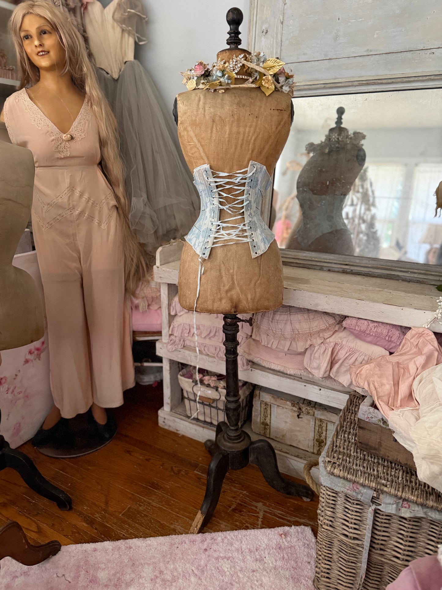 Antique Stockman Wasp Waist Mannequin