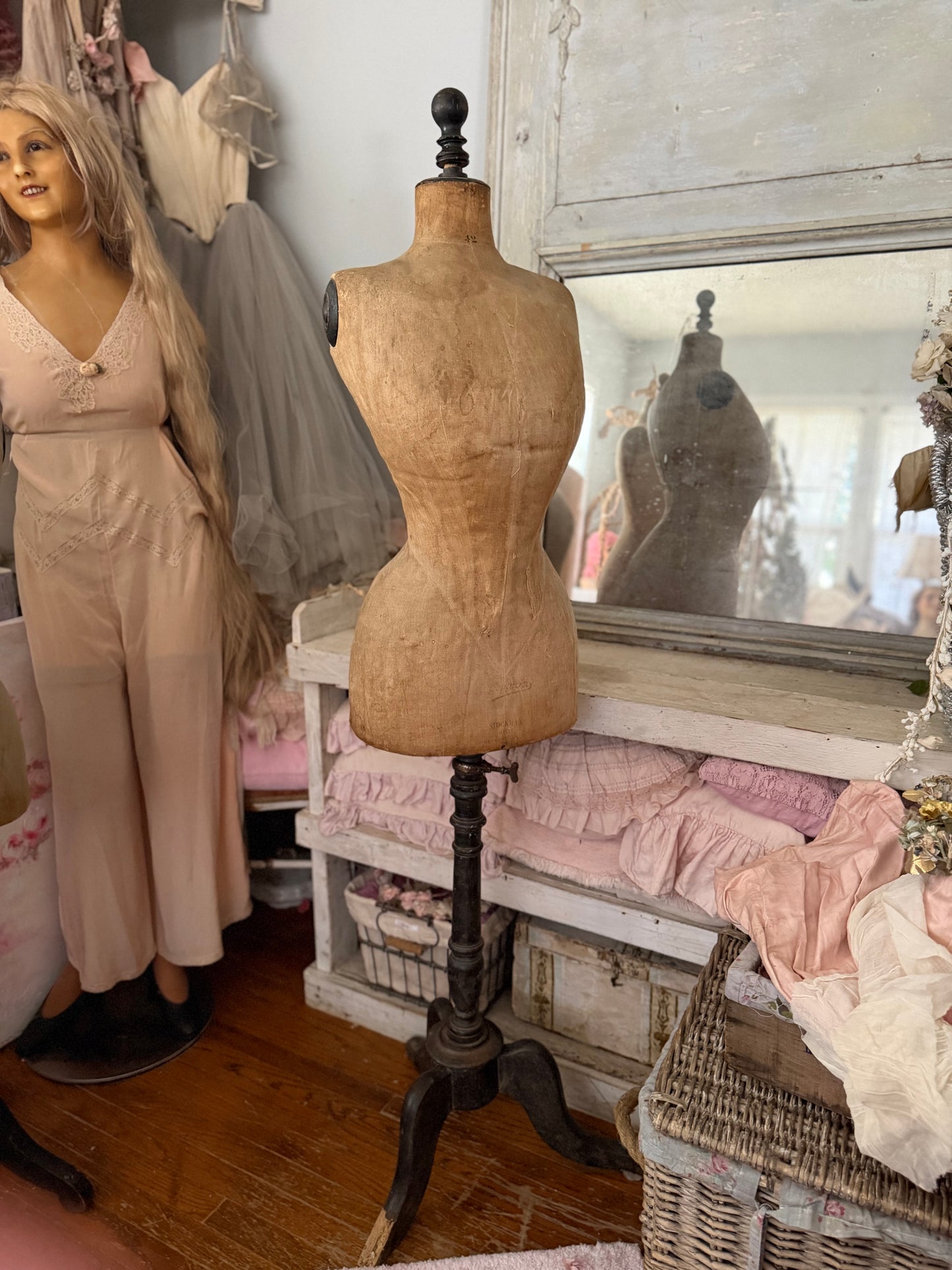 Antique Stockman Wasp Waist Mannequin