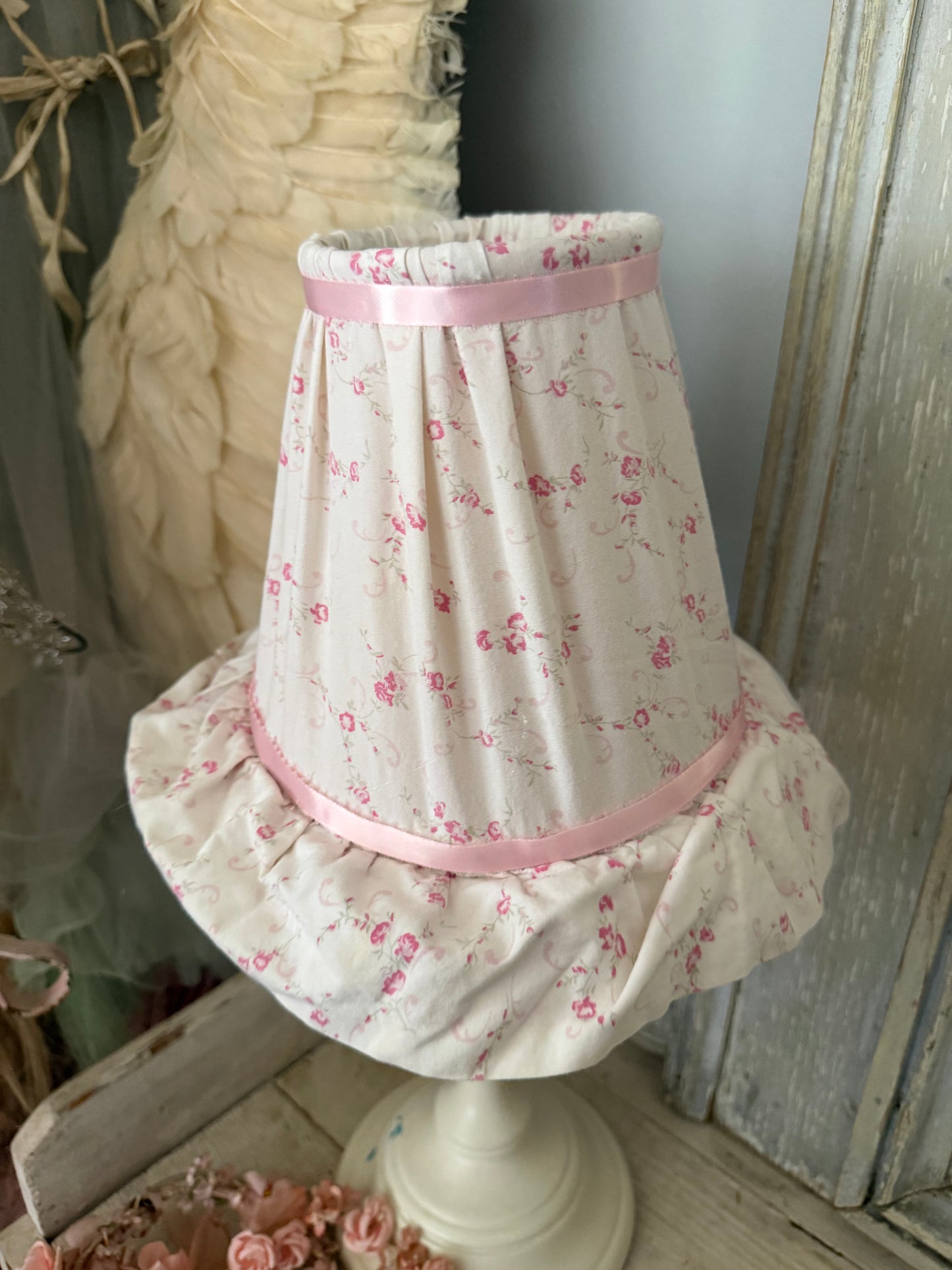 Custom Rachel Ashwell Shabby Chic Pink Lampshade