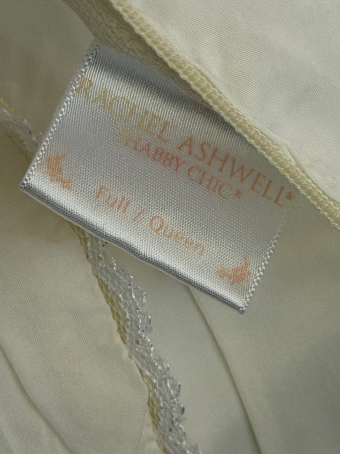 RASSC Rachel Ashwell Ruched Bemberg Duvet