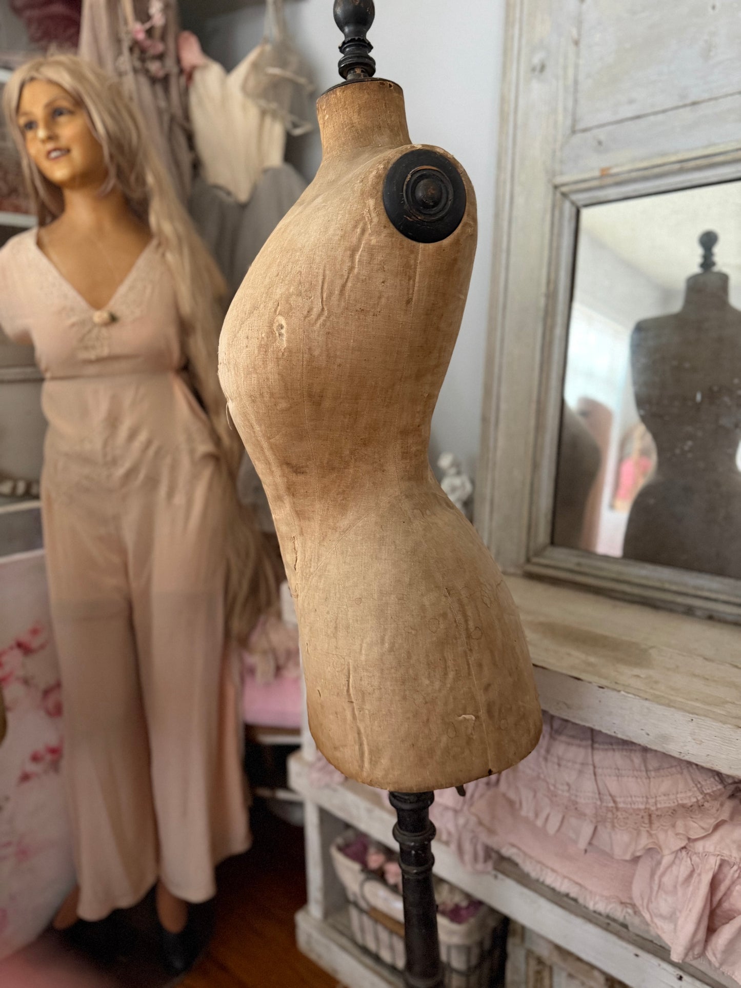 Antique Stockman Wasp Waist Mannequin