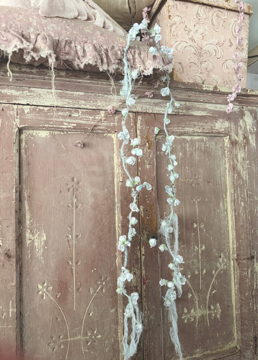 Blue Rose Flower Garland