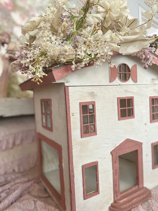 Vintage Rose Cottage Doll House