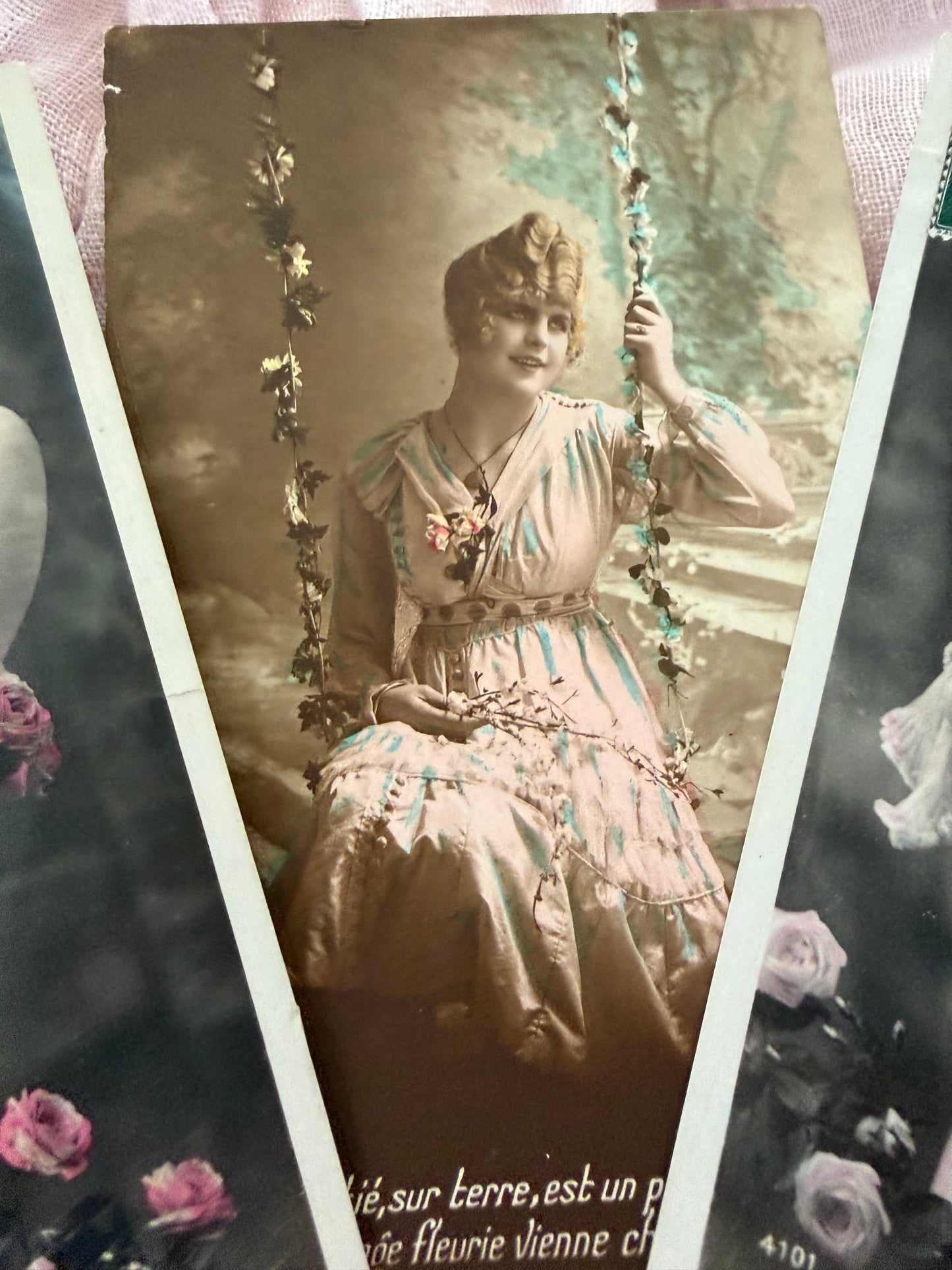 Antique Collection French Postcards Beautiful women Theater Costume