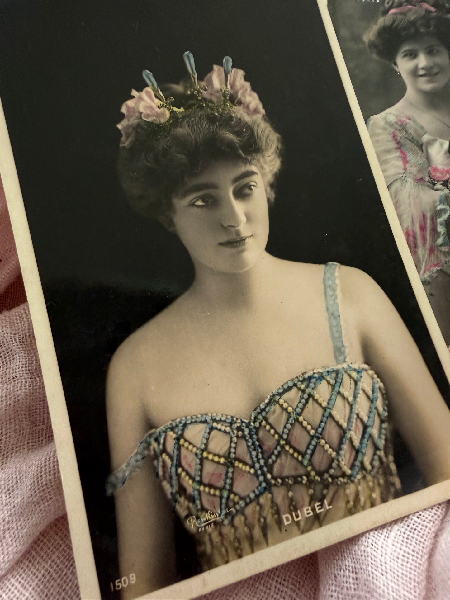 Antique Collection French Postcards Beautiful women Theater Costume