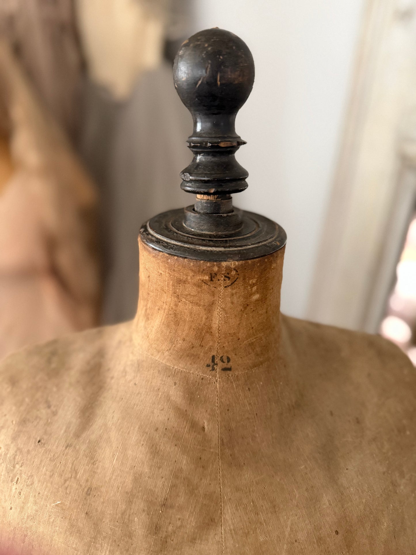 Antique Stockman Wasp Waist Mannequin