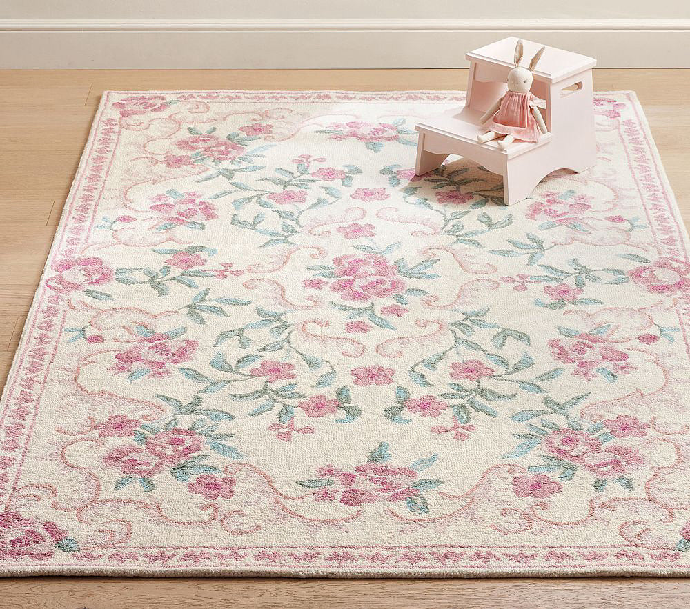 LOVESHACKFANCY Pottery Barn 8x10 Pink Medallion Rug