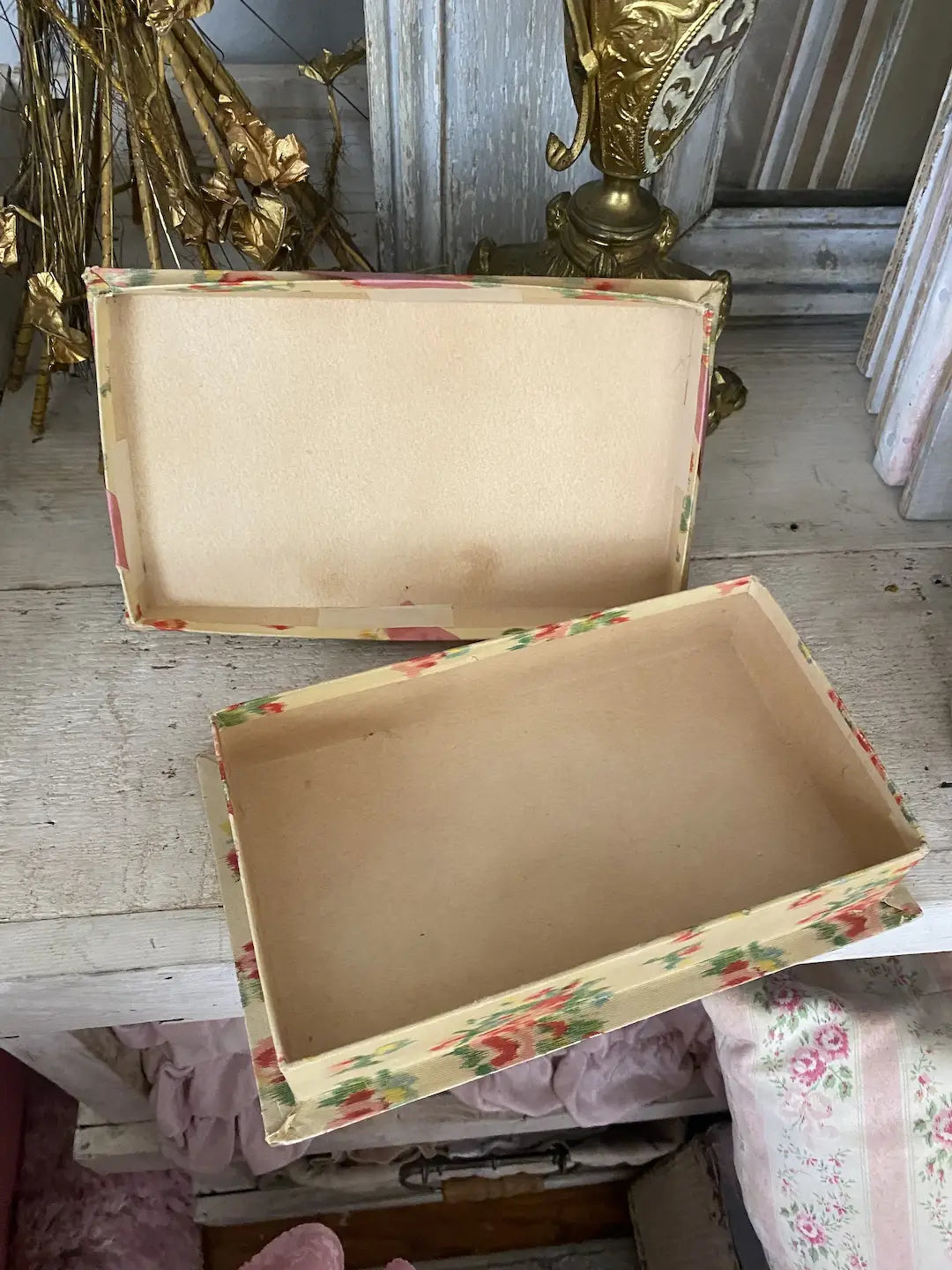 Antique Chocolate Candy Box