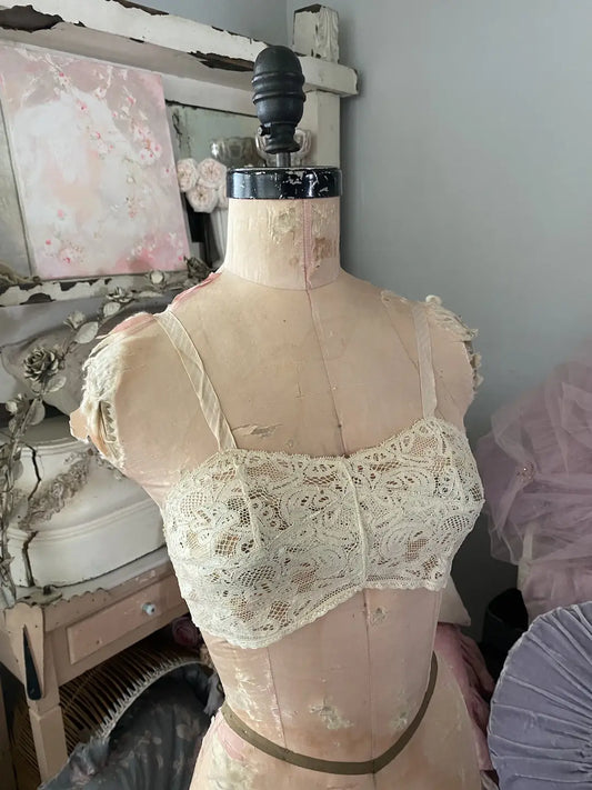 Antique Flapper Era Bra Bralette