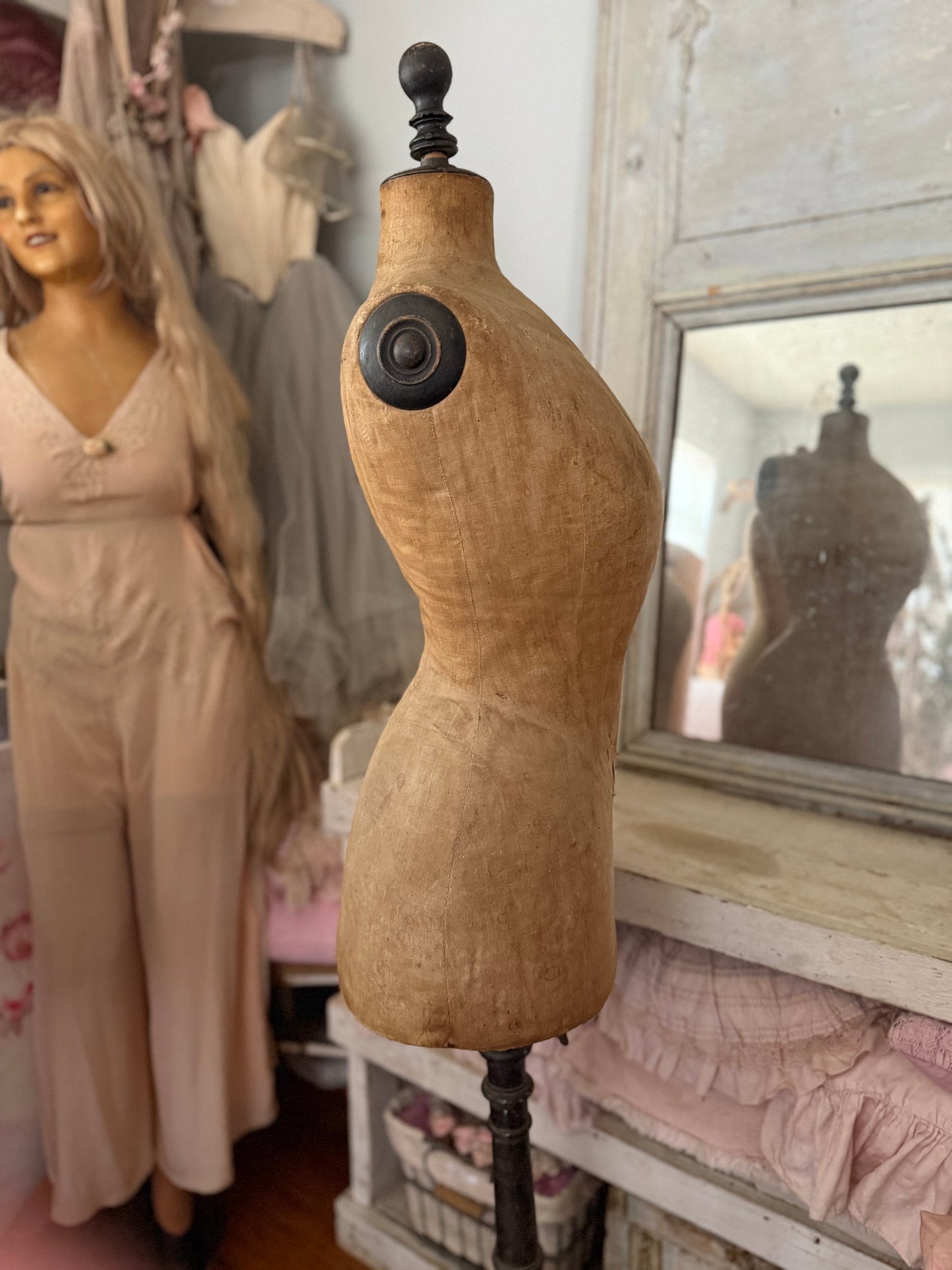 Antique Stockman Wasp Waist Mannequin