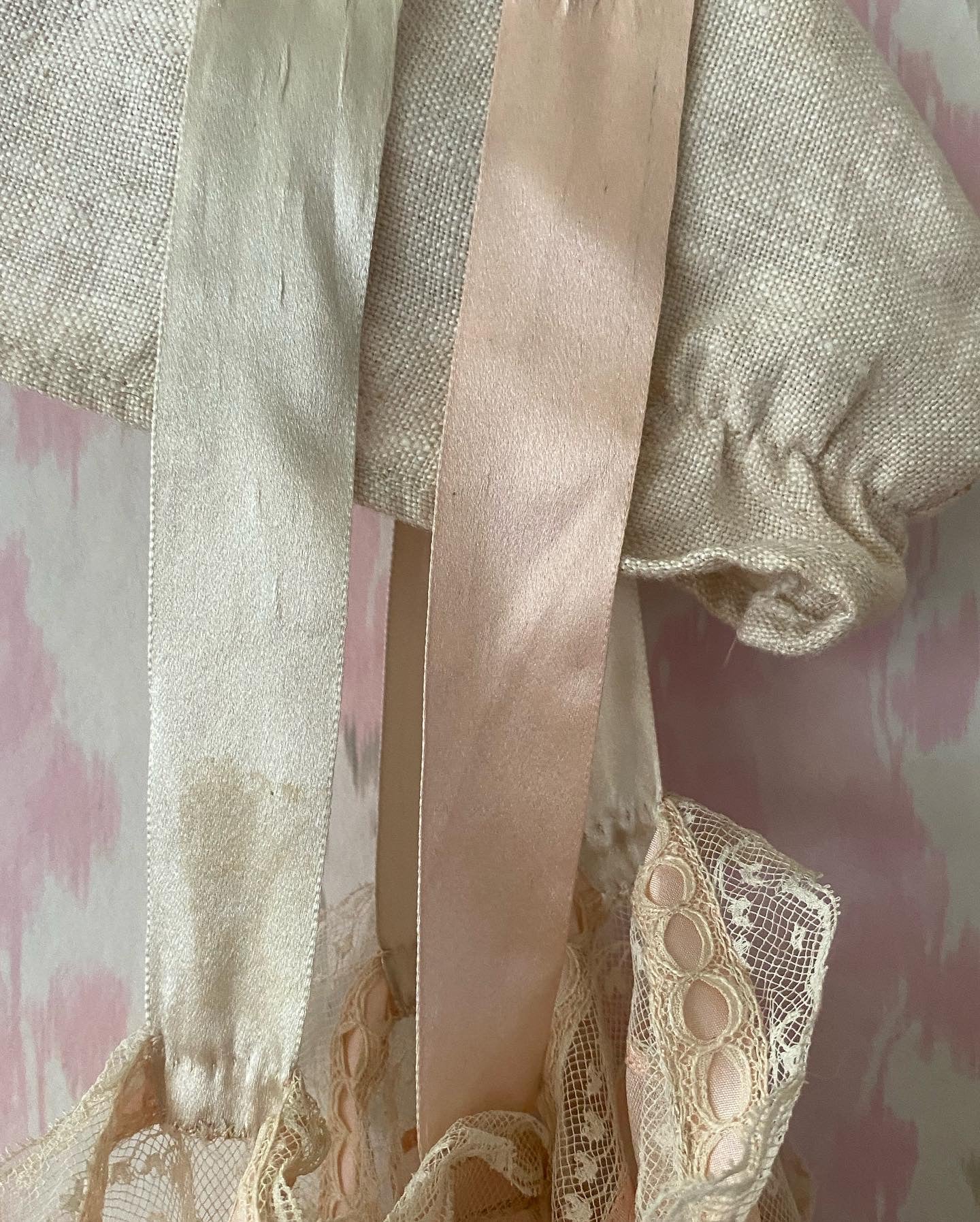 Antique 1920's Pink Silk Romper