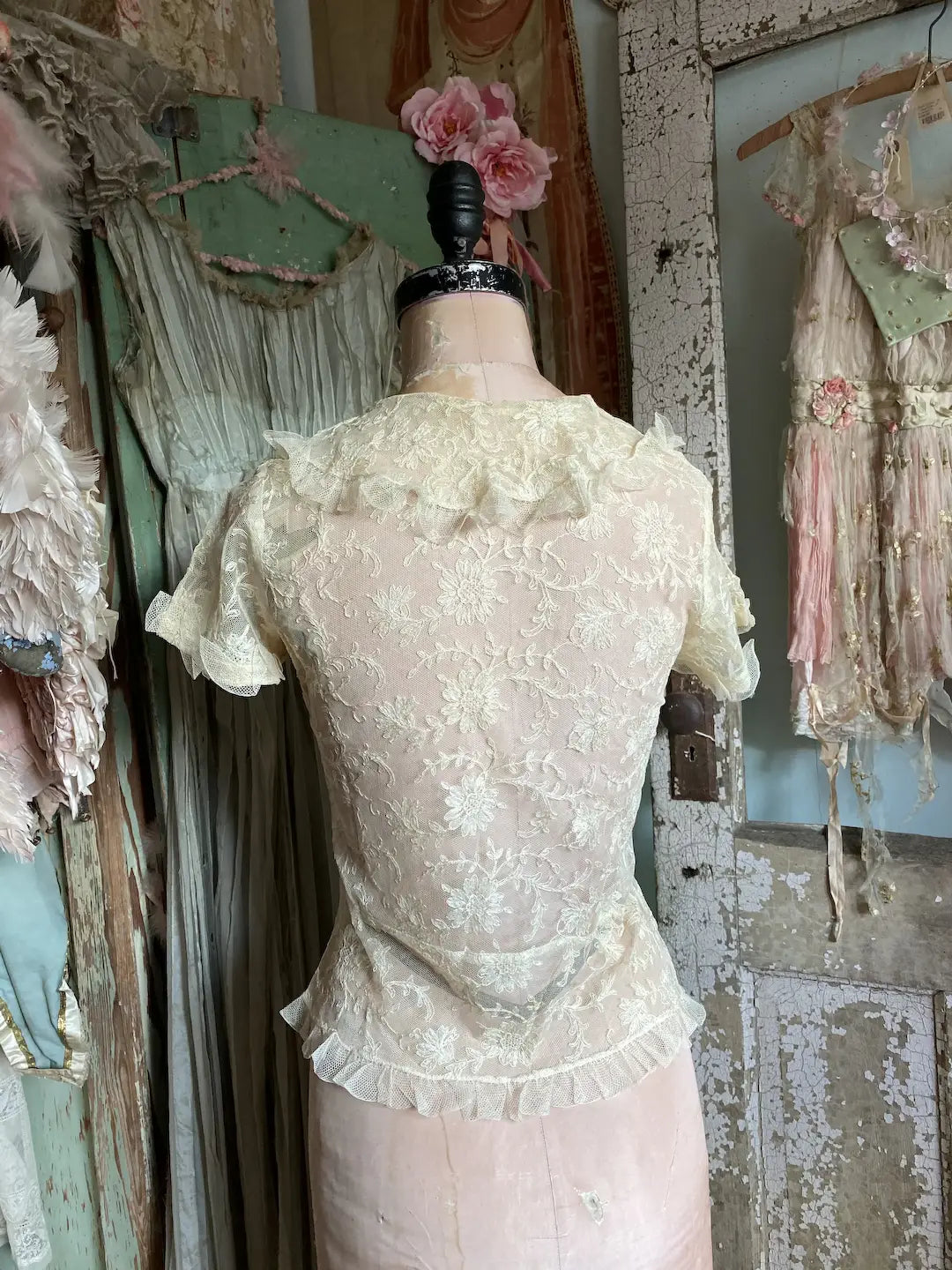 Antique Edwardian Lace Blouse