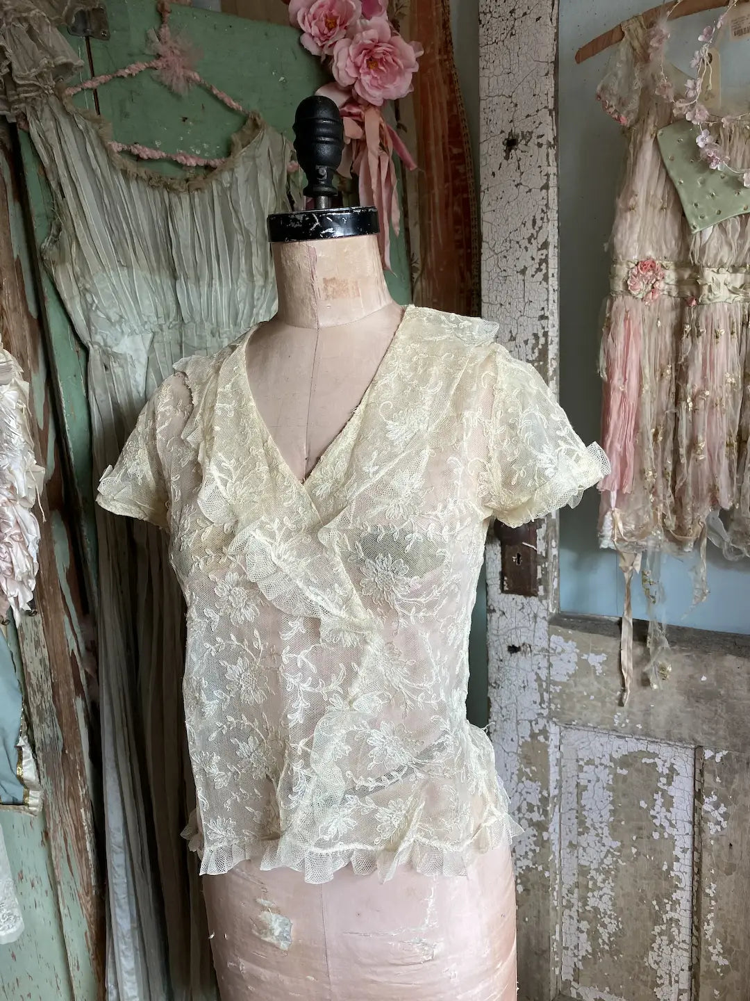 Antique Edwardian Lace Blouse