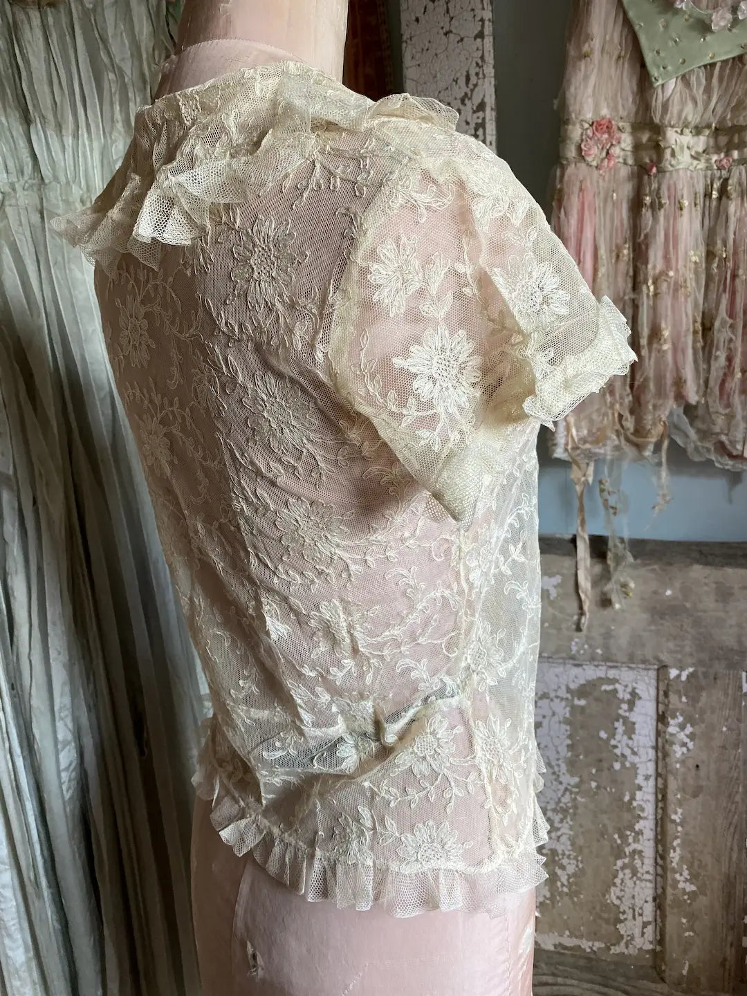 Antique Edwardian Lace Blouse