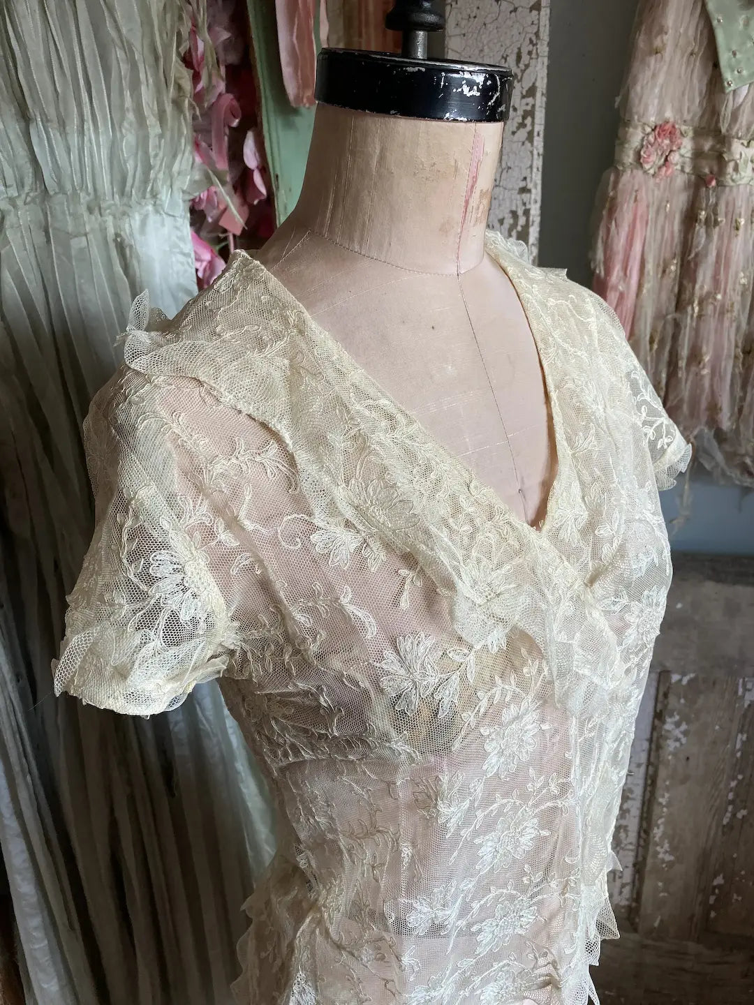 Antique Edwardian Lace Blouse