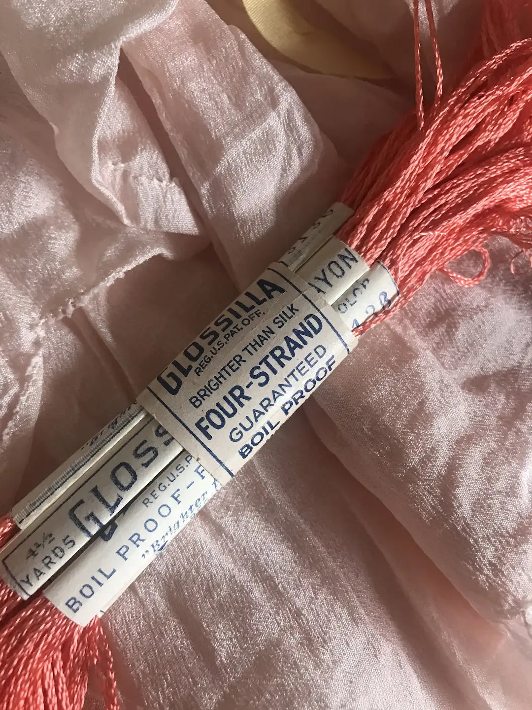 Antique Coral Floss Thread