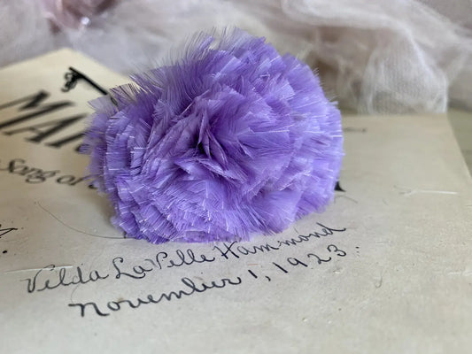 Antique Millinery Feather Plume Lavender
