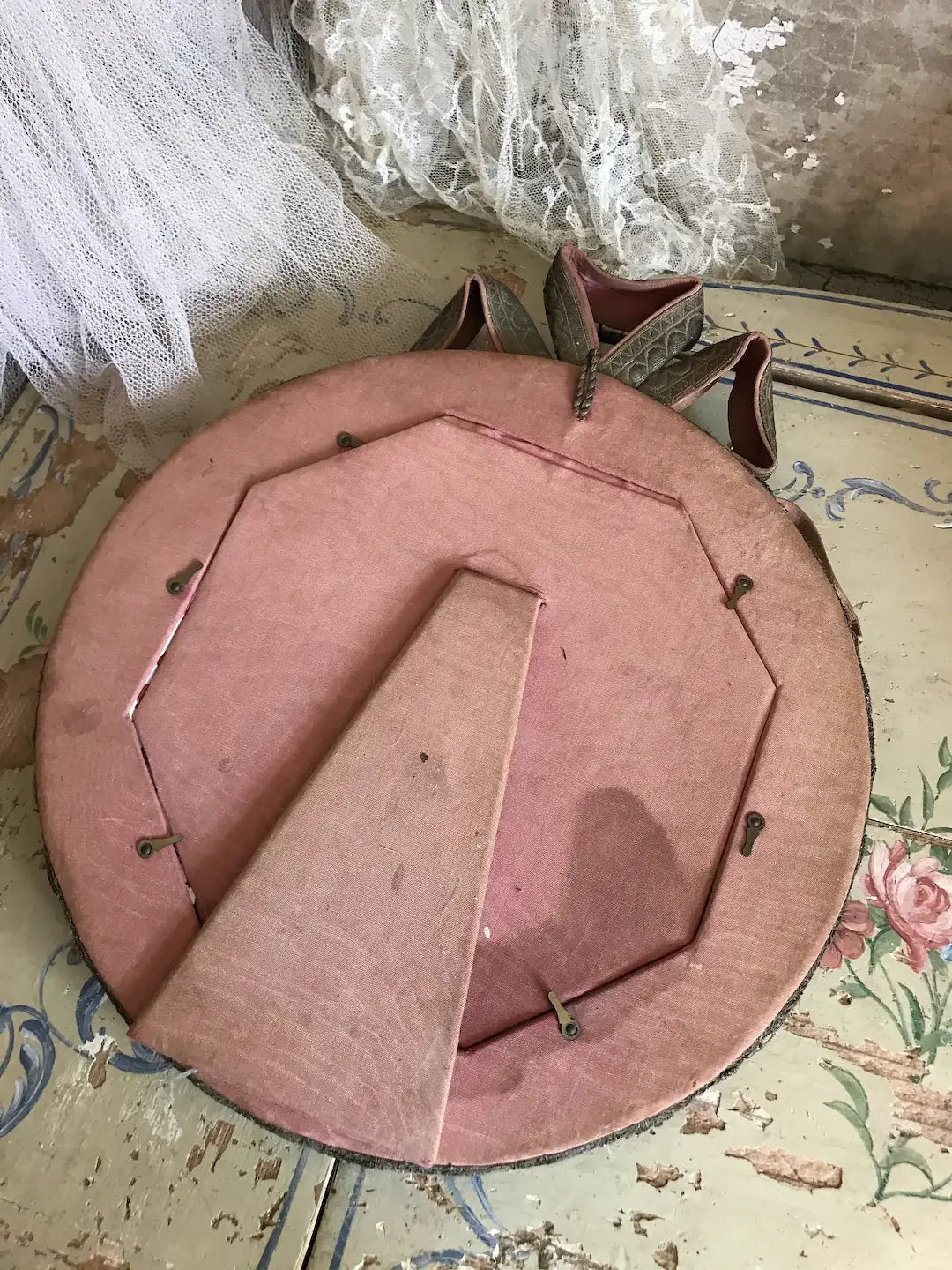 Antique French Boudoir Frame Pink