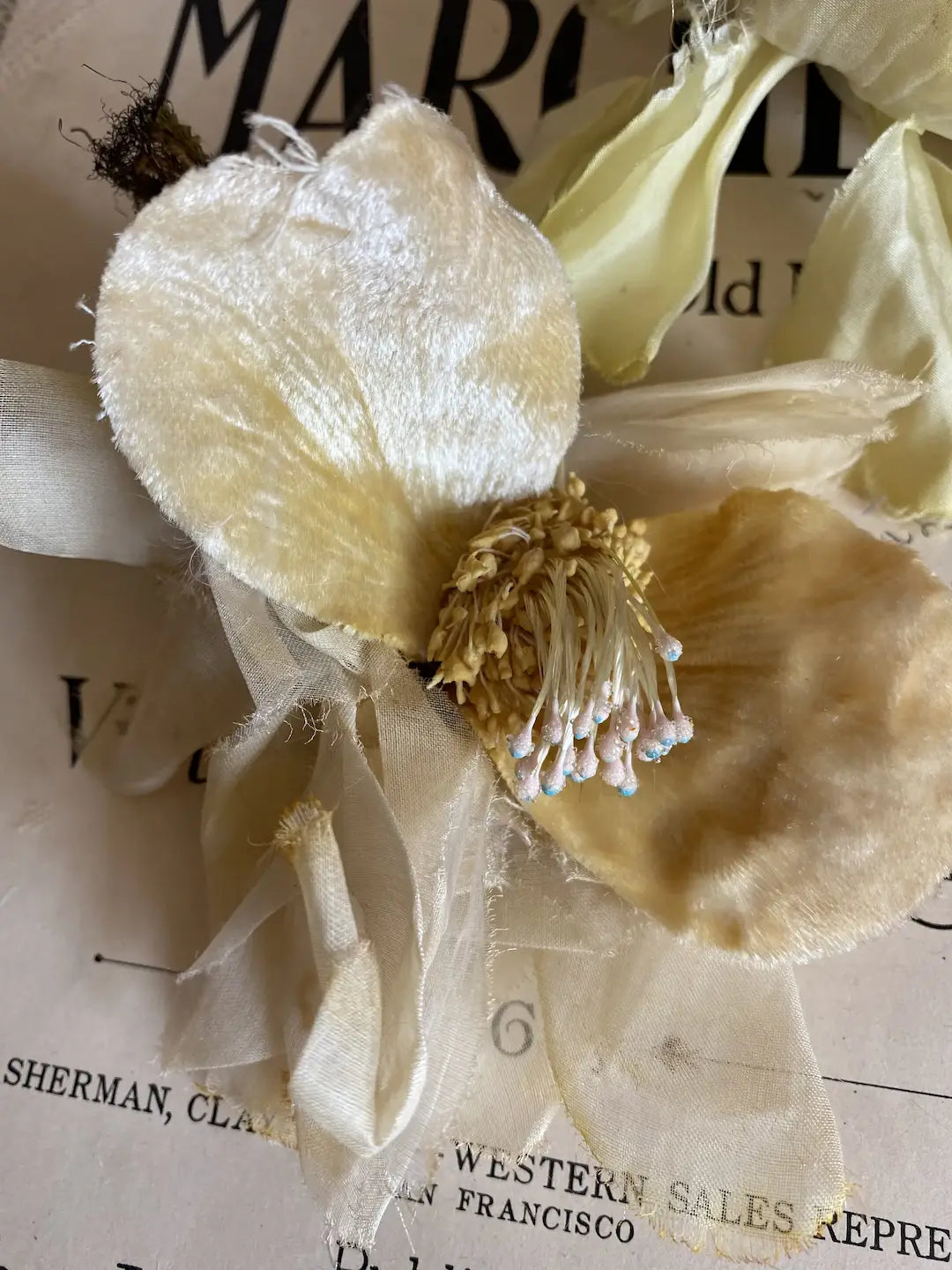 Vintage Millinery Collection Pastel Yellow