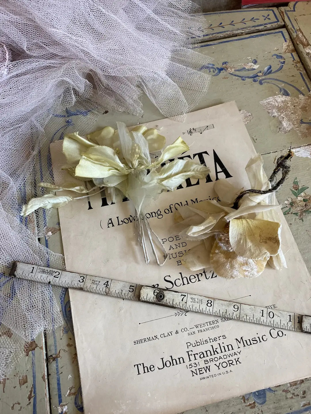 Vintage Millinery Collection Pastel Yellow
