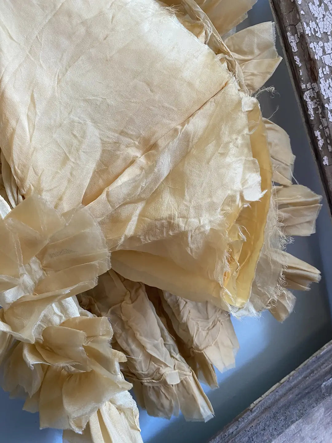 Vintage Silk Ruffled Dance Costume Dress