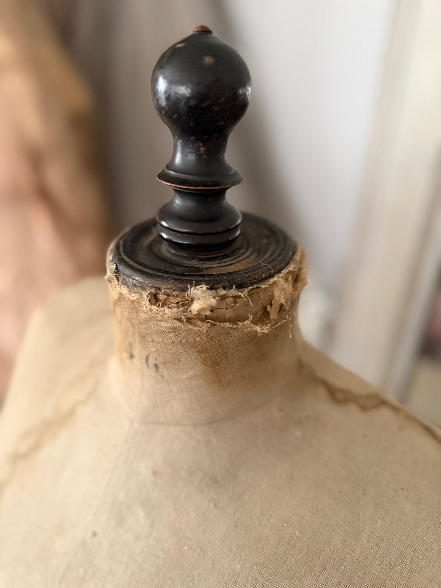 RARE Antique Wasp Waist Bustle French Mannequin